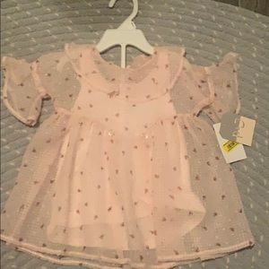 Mauve/ pink dress with floral